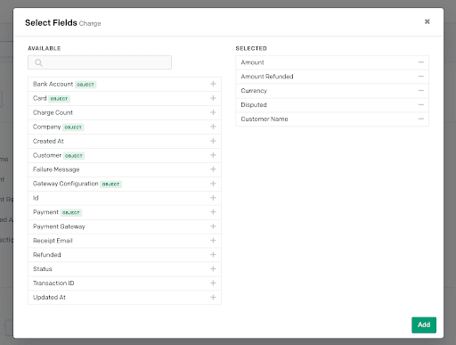 Select Fields in Invoiced: Invoiced to Redshift | Hevo Data